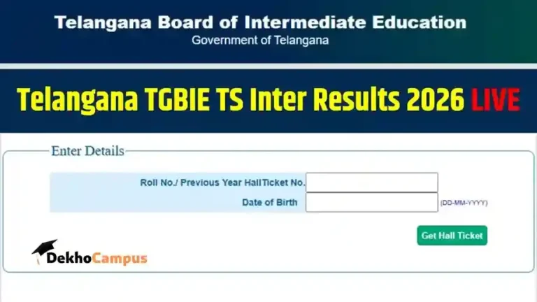 TS Inter Results 2026